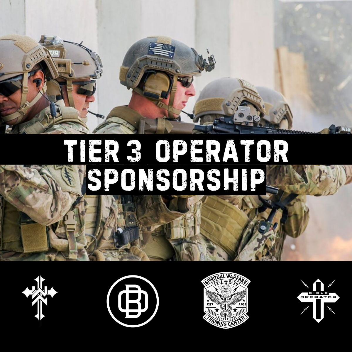 Tier 3 Operator Sponsorship: Sponsor Five Military & Veteran Men