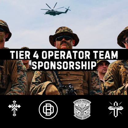 Tier 4 Operator Team Sponsorship: Sponsor An Entire Team of 10 Military & Veteran Men